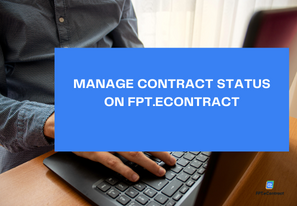 Manage contract status on FPT.eContract