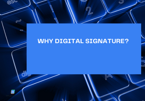 Why Digital Signature?