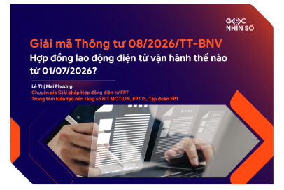 Giải mã Thông tư 08/2026/TT-BNV: Hợp đồng lao động điện tử vận hành thế nào từ 01/07/2026?